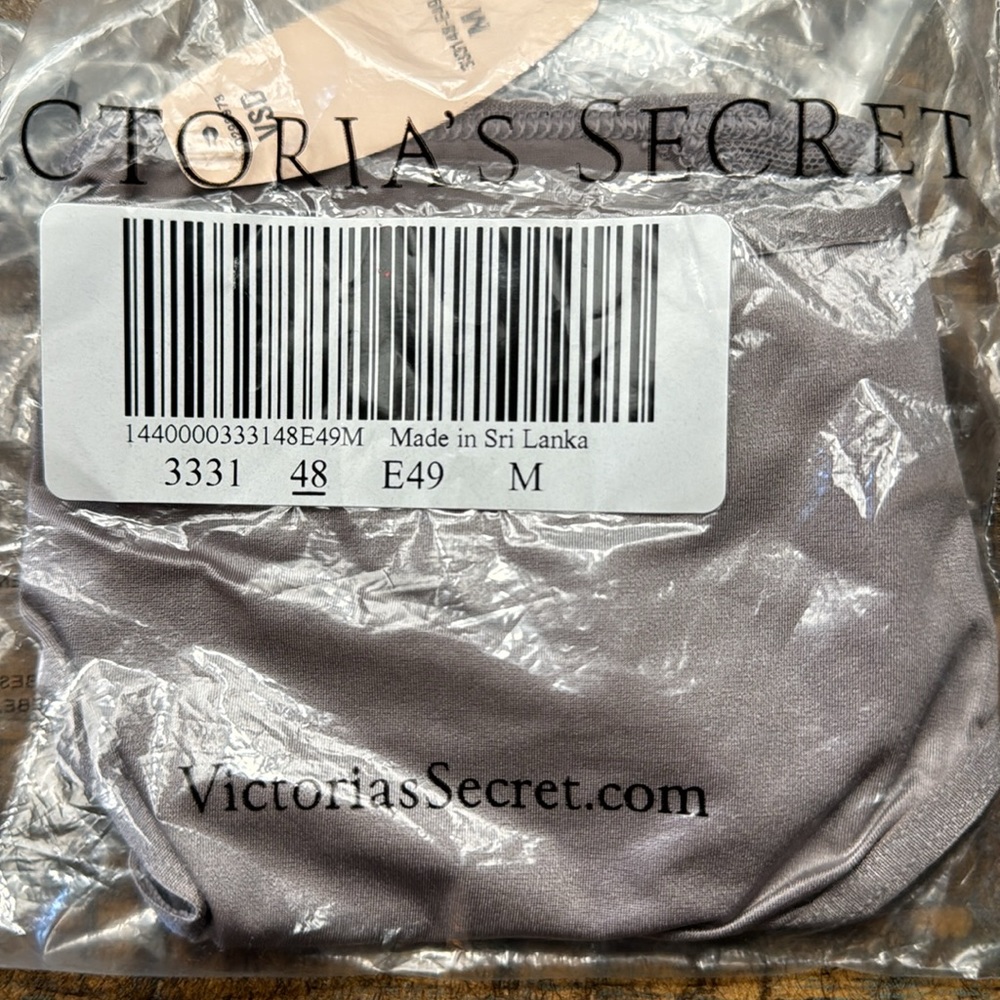 Victoria’s Secret | Bikini Panty with Lace Trim (Teal, Gray, and Blue for $24)